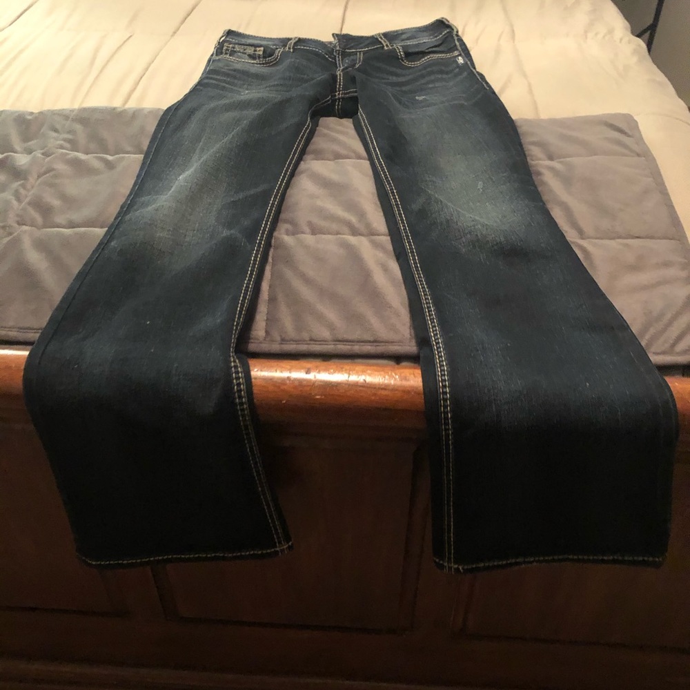 Silver jeans